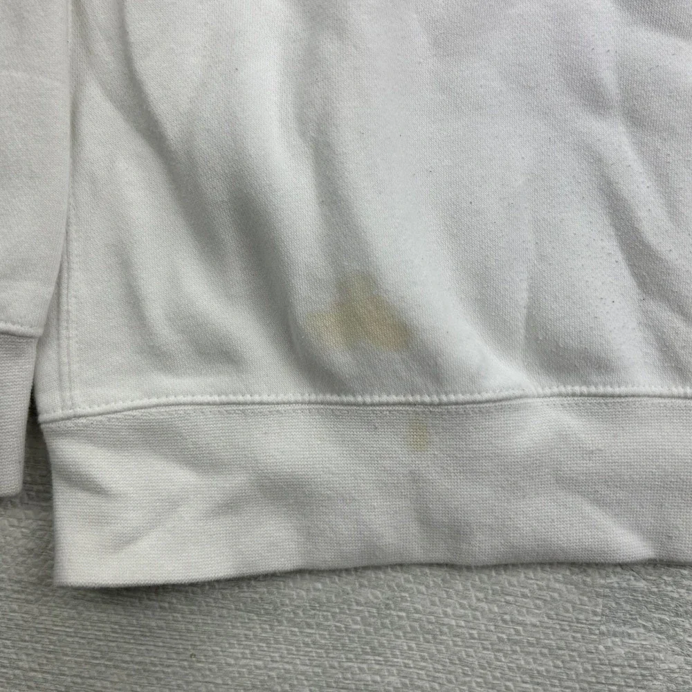 Vintage Y2K Nike Sweatshirt Size Medium White Sportswear Swoosh‎ Hoodie